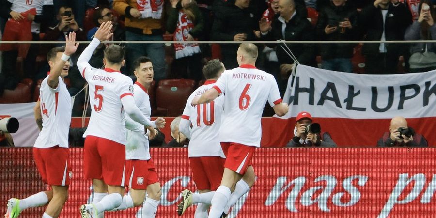 Hasil Lengkap Play-Off Euro 2024 - Lewandowski Cuma Sumbang Assist saat Polandia Berpesta, Israel Ucapkan Sayonara