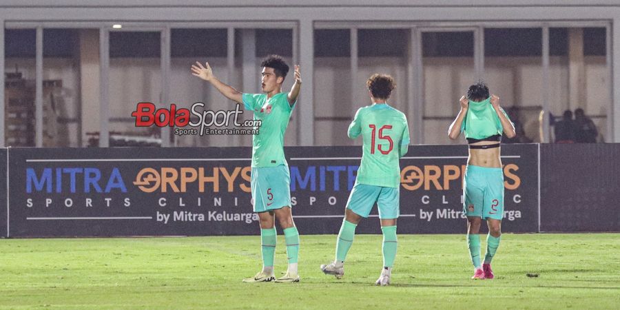 Kecolongan dari Situasi Sepak Pojok, Timnas U-20 Indonesia Tertinggal Satu Gol dari China di Babak Pertama