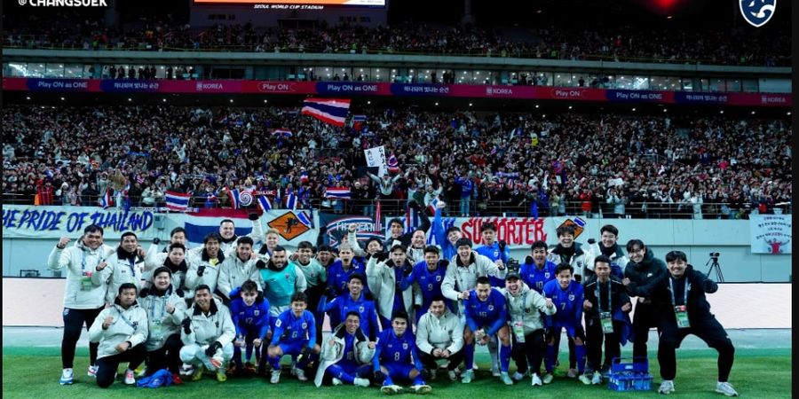 Kualifikasi Piala Dunia 2026 - Bikin Kejutan Imbangi Korea Selatan, Timnas Thailand Diguyur Bonus Ratusan Juta Rupiah