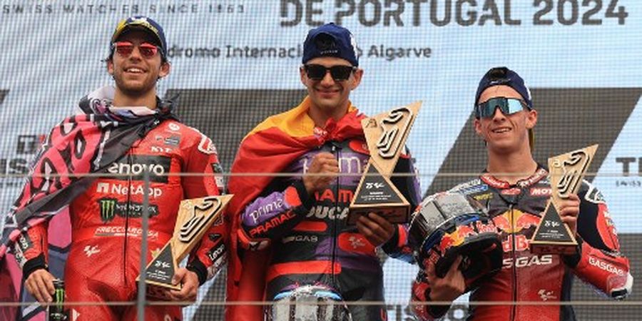 Klasemen MotoGP 2024  Usai GP Portugal - Drama Tabrakan dengan Marc Marquez Buat Francesco Bagnia Digeser Jorge Martin, Bocah Ajaib Naik Podium di Tengah Bayangan Operasi