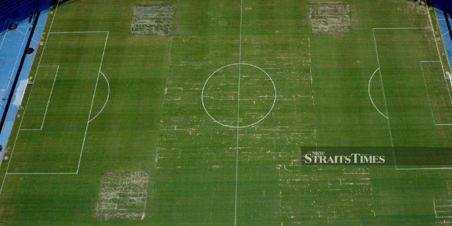 Timnas Malaysia Vs Oman - Misteri Kondisi Rumput Stadion Bukit Jalil Terungkap Lewat Drone