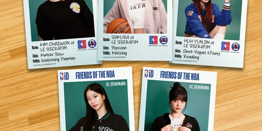 Setelah Suga BTS, NBA Umumkan Kolaborasi dengan LE SSERAFIM