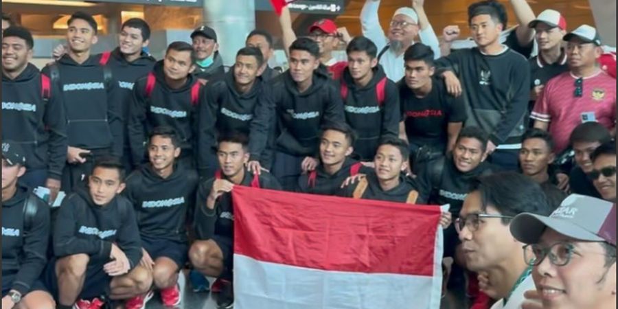 Antusiasme Suporter Sambut Timnas U-23 Indonesia di Qatar Jelang Piala Asia U-23 2024