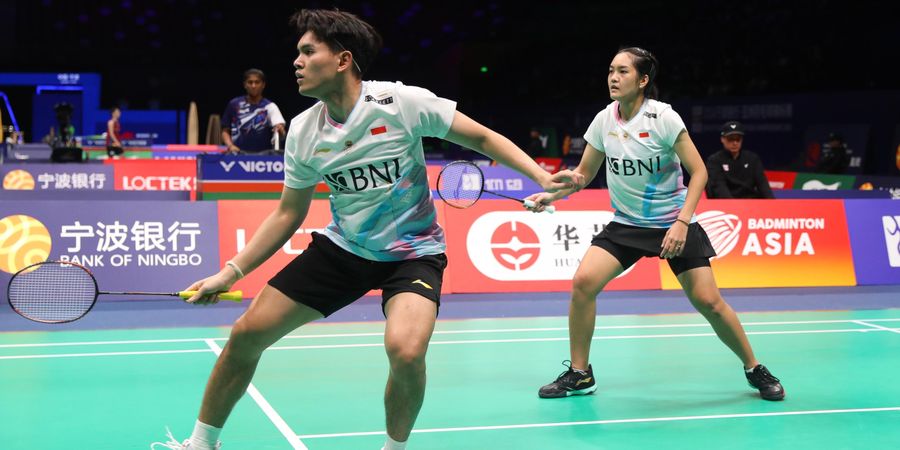 Hasil Thailand Open 2024 - Lawan Terpaku Berulang Kali, Keran 10 Angka Beruntun Warnai Kemenangan Adnan/Nita