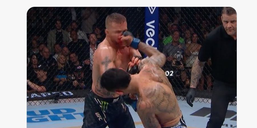 Hasil UFC 300 - Justin Gaethje KO di Detik Terakhir, Max Holloway Jadi Jagoan Paling Sangar.