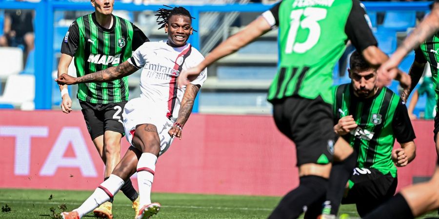 Hasil Liga Italia - Ugal-ugalan Selama 1 Jam, AC Milan Selamat dari Kekalahan di Sassuolo