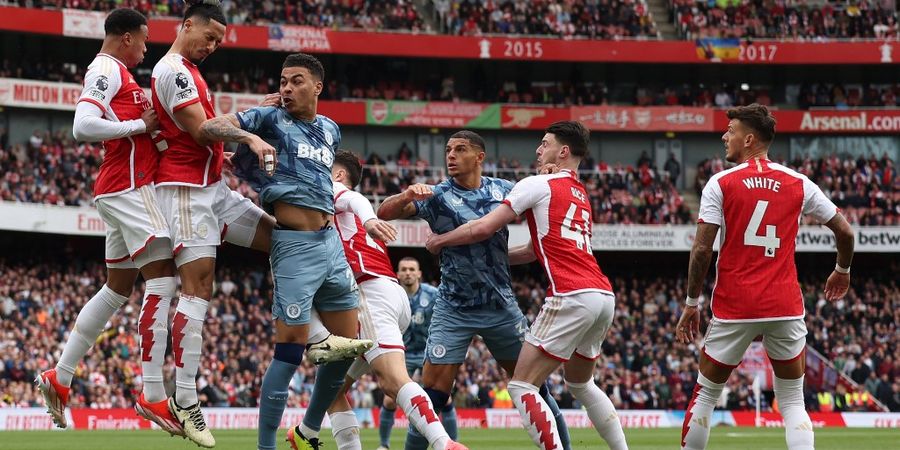 Hasil Liga Inggris - Arsenal Kalah dari Aston Villa, Mimpi ke Puncak Buyar dalam 3 Menit