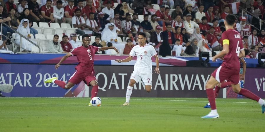 Hasil Piala Asia U-23 2024 - 2 Pemain Diganjar Kartu Merah, Timnas U-23 Indonesia Kalah dari Qatar