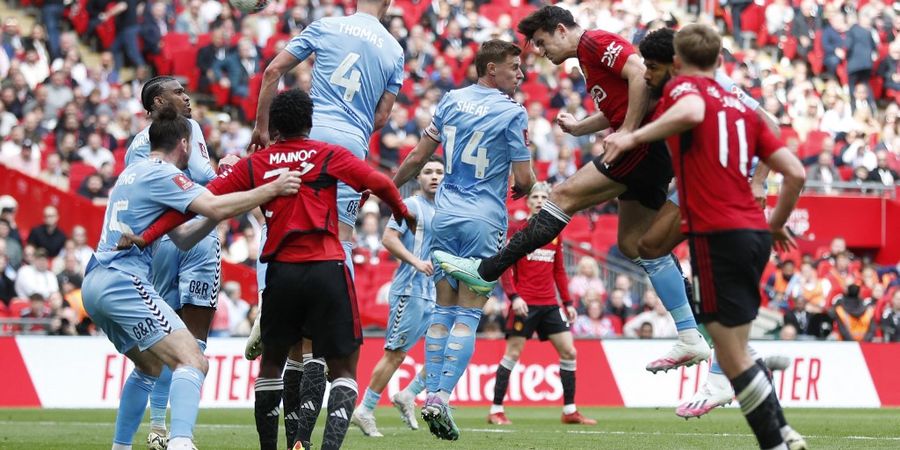 Hasil Piala FA - Buang Keunggulan 3 Gol, Man United Tebus Dosa Adu Penalti untuk Final Fotokopi