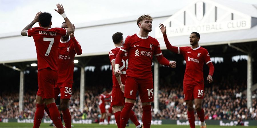 Hasil Liga Inggris - Craven Cottage Diberondong 3 Gol, Liverpool Sikat Fulham 3-1