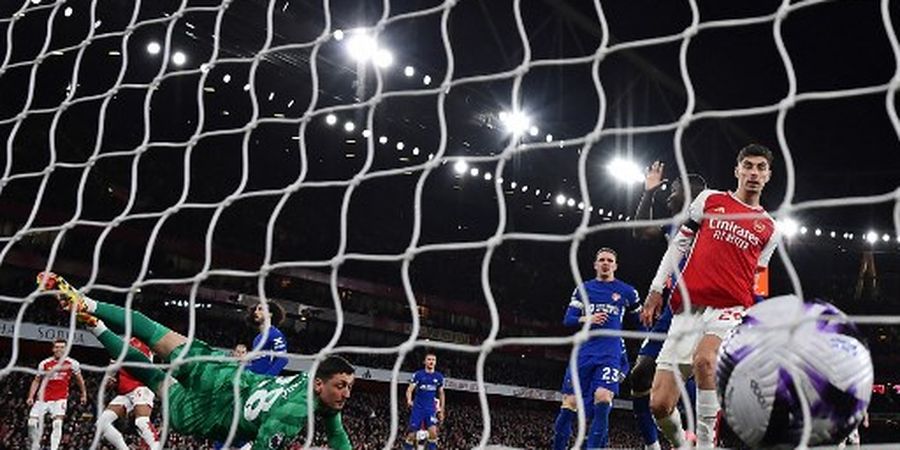 Hasil Liga Inggris - Bek Nyaris Cetak Hattrick, Arsenal Berondong Chelsea 5 Gol Tanpa Balas