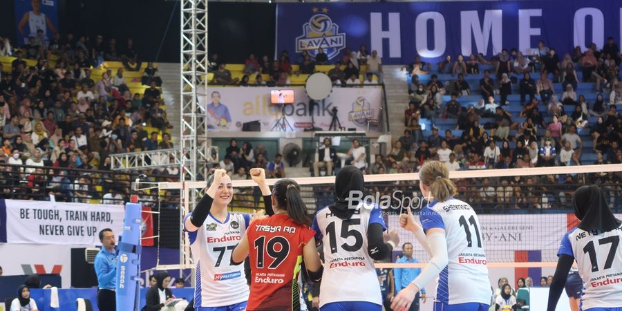 Hasil Proliga 2024 - 2 Poin Jahanam Giovanna Milana, Jakarta Pertamina Gulung Gresik Petrokimia