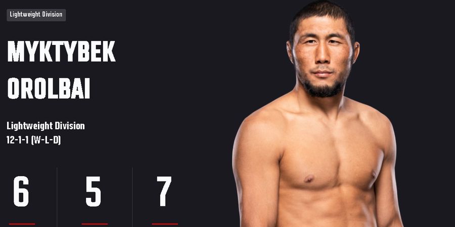 UFC 301 - Perkenalkan Myktybek Orolbai, Petarung Desa Gemblengan Legenda