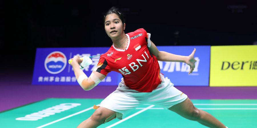 Hasil Uber Cup 2024 - Kalahkan Kelelahan usai Persulit Hidup Sendiri, Ester Bawa Indonesia Unggul 2-1 atas Korea