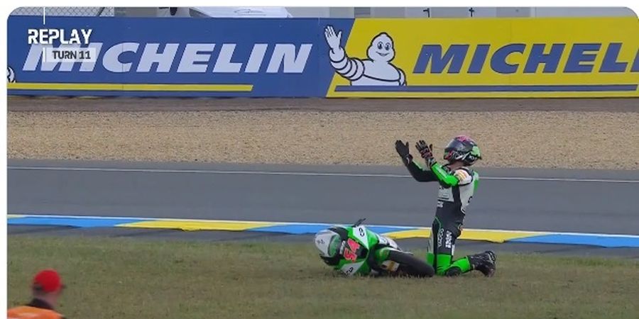 Hasil Moto3 Prancis 2024 - Diwarnai Momen Pembalap Jatuh Tersenggol Lawan, David Alonso Juara Lewat Duel Putaran Terakhir Sengit 