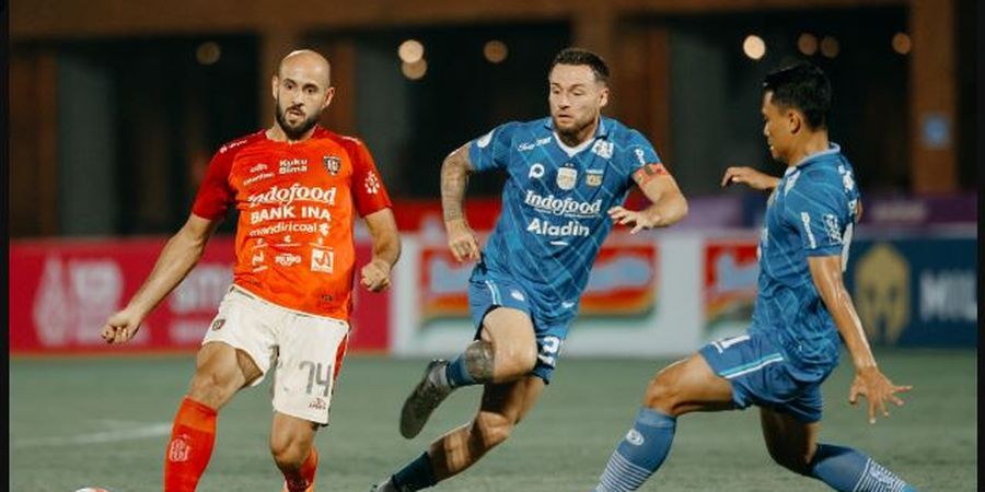 Hasil Liga 1 - David da Silva Tebus Dosa, Persib Bandung Tahan Imbang Bali United