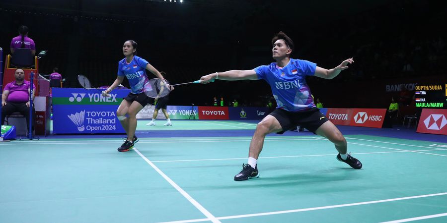 Hasil Thailand Open 2024 - Nasib 2 Ganda Indonesia, Rinov/Pitha Melaju dan Adnan/Nita Ambyar