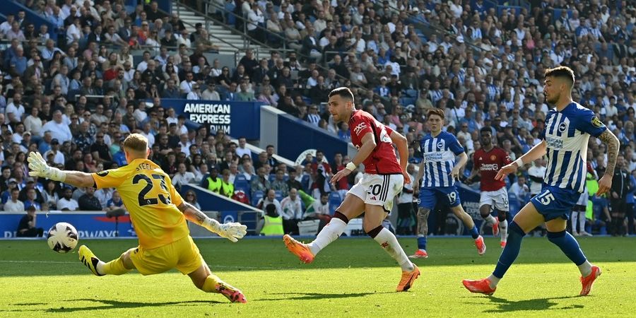 Hasil Liga Inggris - Berkat Kompatriot Cristiano Ronaldo dan Rasmus Hojlund, Man United Tutup Premier League Musim Ini dengan Kemenangan