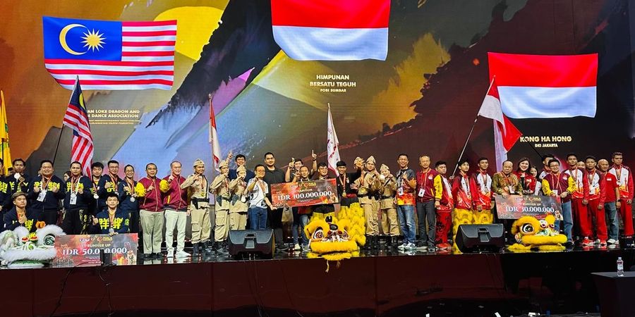 FOBI DKI Raih 2 Emas, 1 Perak, dan 1 Perunggu dalam Kompetisi Barongsai Tingkat Dunia