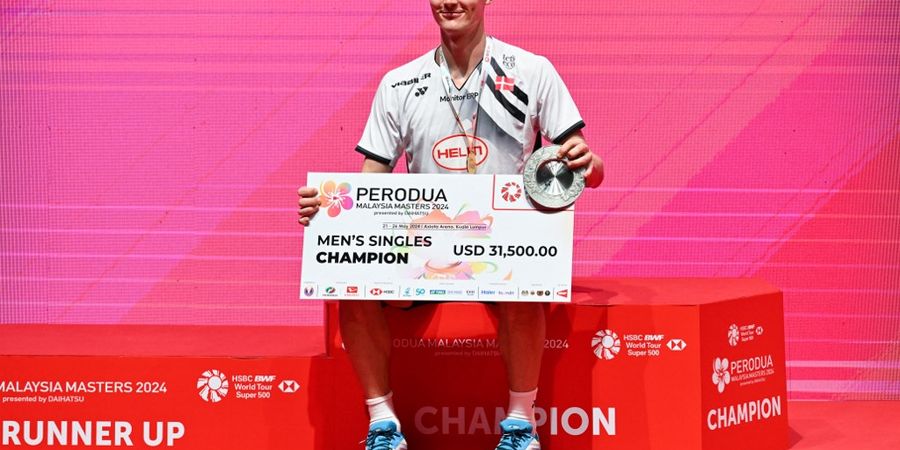 Keputusan Turun Gunung Berbuah Gelar Juara Pertama Tahun Ini, Viktor Axelsen Akui Belum Ganas Sepenuhnya