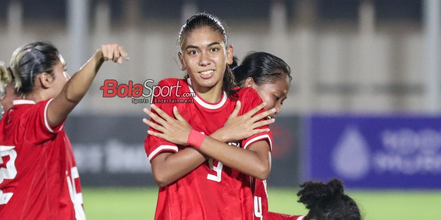 Hasil Uji Coba - Diwarnai Dua Tendangan Roket, Timnas Wanita Indonesia Pesta Gol ke Gawang Singapura