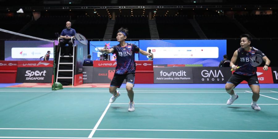 Hasil Singapore Open 2024 - Dalam 27 Menit, Apriyani/Fadia Gebuk Ganda Putri India 2 Gim Langsung