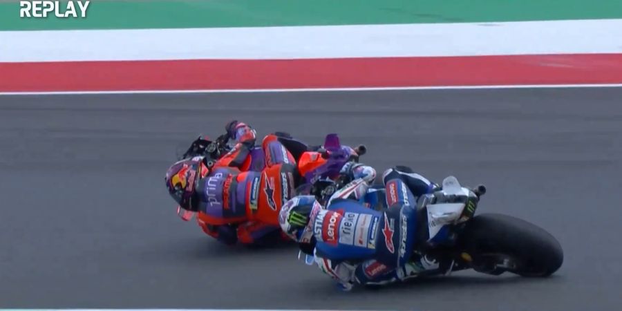 MotoGP Italia 2024 - Pole Position Menguap, Pasrahnya Jorge Martin usai Diasapi Enea Bastianini di Lap Terakhir