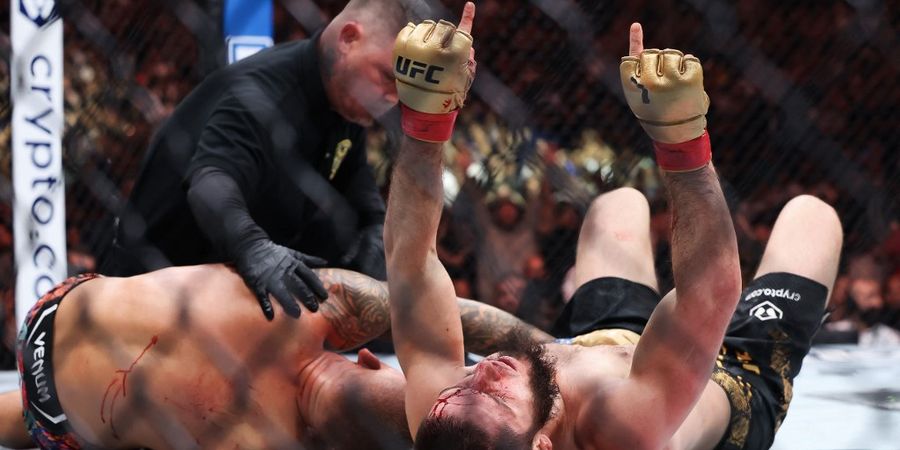 Hasil UFC 302 - Neraka 5 Ronde, Islam Makhachev Tetap Juaranya meski Berdarah