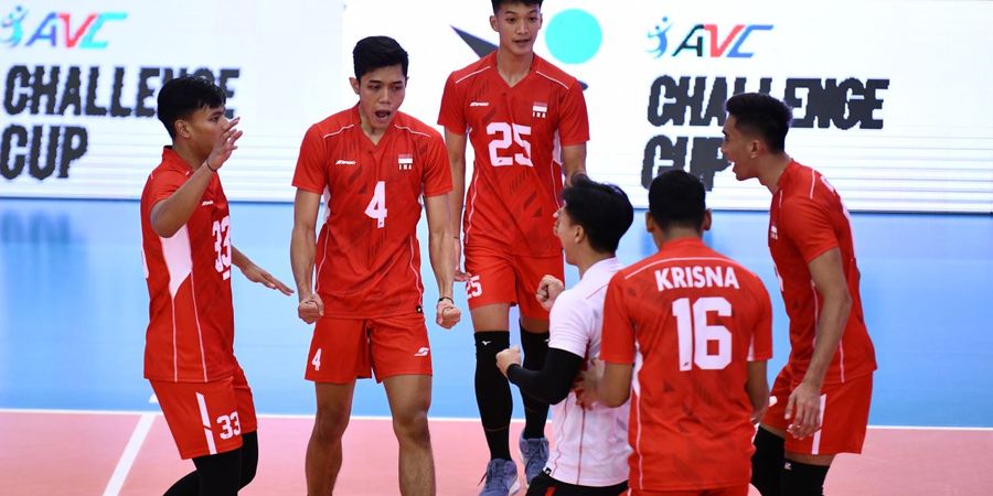 AVC Challenge Cup 2024 - Telan Kekalahan dari Korea Selatan, Tim Voli Putra Indonesia Masih Grogi dan Demam Panggung