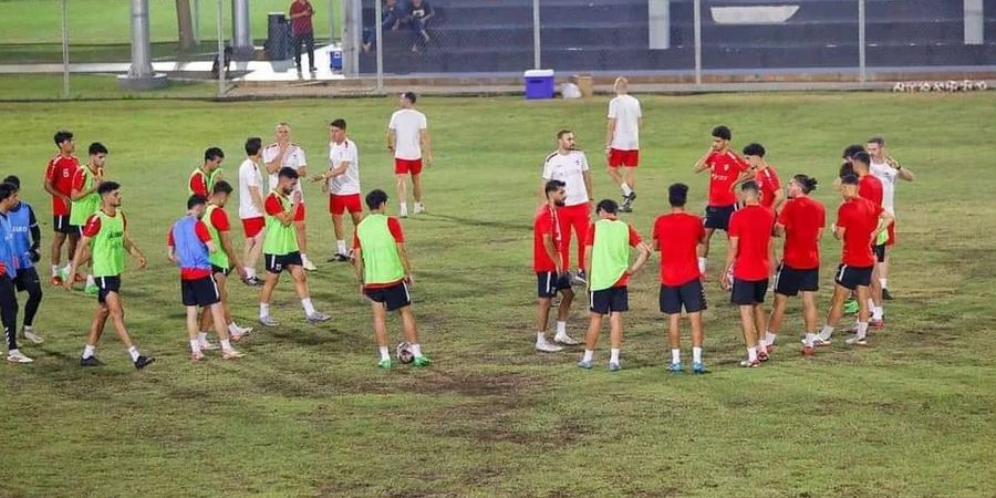 Lapangan Latihan Burik Bikin Pemain Irak Frustrasi Jelang Hadapi Timnas Indonesia