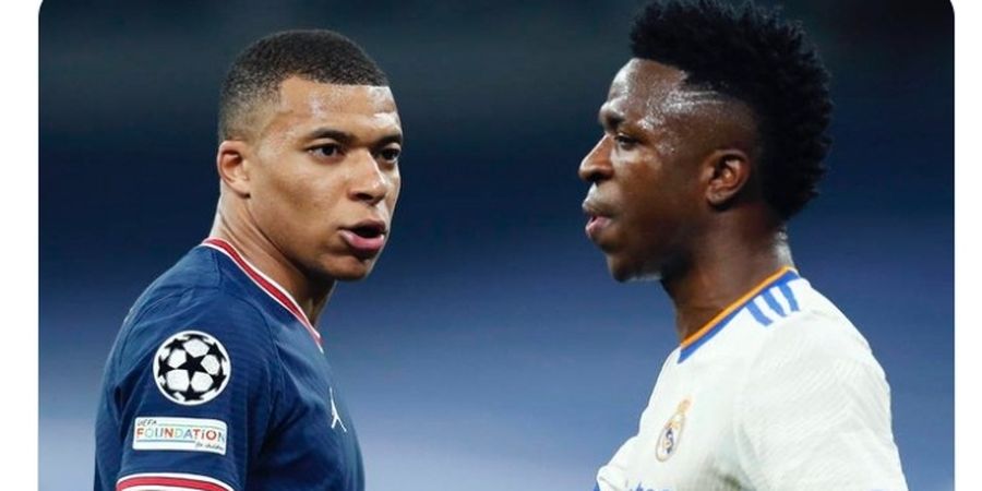 Hindari Perang 2 Bintang, Real Madrid Bagi Tugas ke Mbappe dan Vinicius Junior