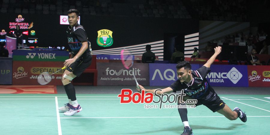 Hasil Indonesia Open 2024 - Comeback Gila Berakhir Anti-klimaks, Fikri/Bagas Dijegal Duo Denmark yang Nekat Tantang Penonton