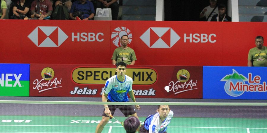 Indonesia Open 2024 - Insiden Tali Sepatu Tak Kendurkan Semangat Sabar/Reza Bungkam Wakil Taiwan