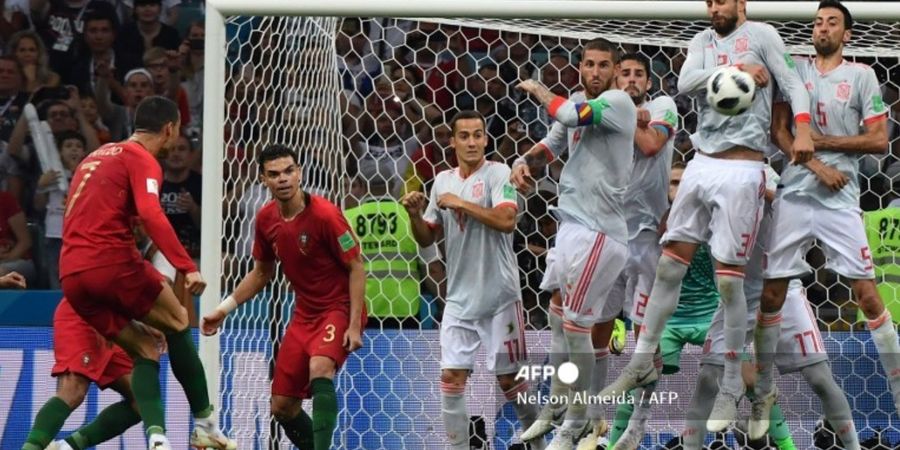 SEJARAH HARI INI - Gendong Portugal, Cristiano Ronaldo Kasih Salam Perpisahan Keren buat Spanyol