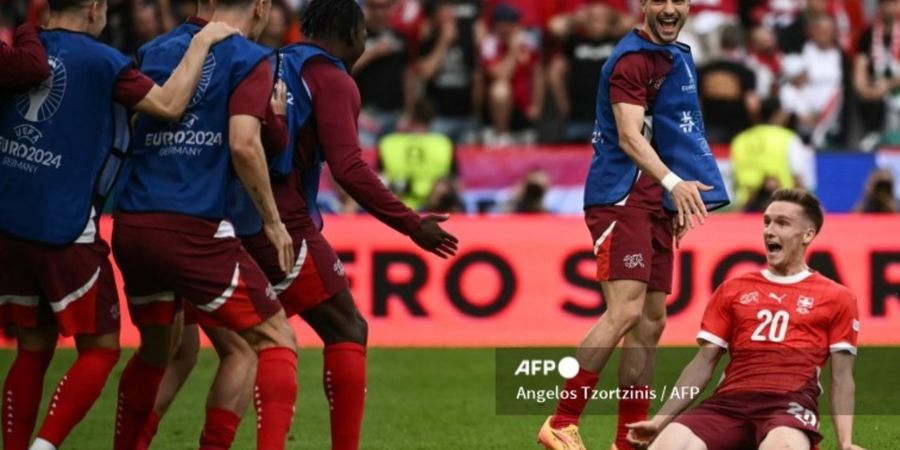 Hasil EURO 2024 - Gelandang Bologna 1 Gol 1 Assist, Swiss Kalahkan Hongaria