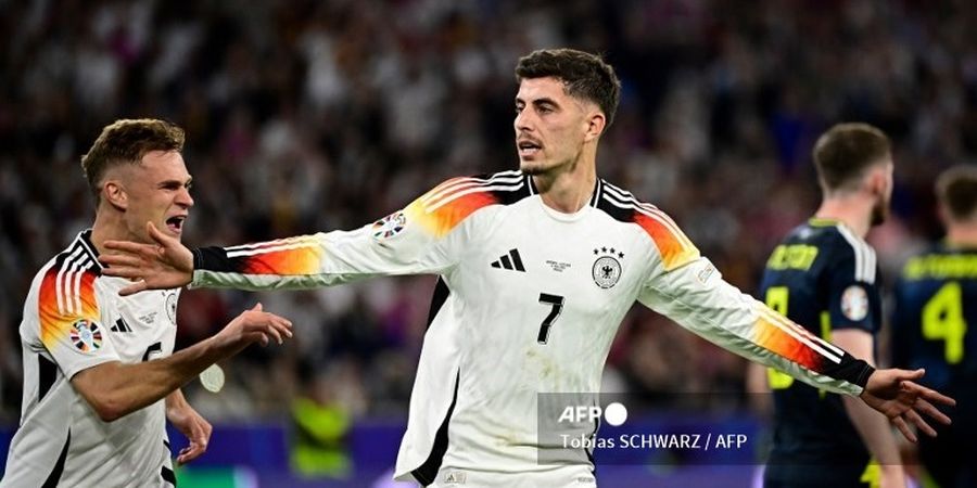 Hasil EURO 2024 - Jerman Vs Skotlandia, Der Panzer Bikin Tartan Army Terkapar di Laga Pertama