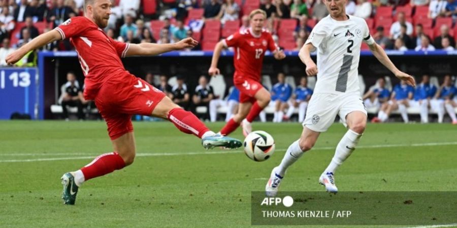 Hasil EURO 2024 - 3 Tahun Lalu Kena Serangan Jantung, Christian Eriksen Cetak Gol tetapi Denmark Gagal Menang