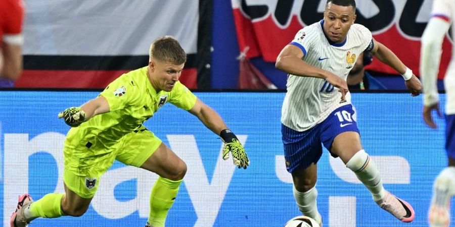 Hasil EURO 2024 - Diwarnai 2 Insiden Berdarah dan Melempemnya Kylian Mbappe, Timnas Prancis Hajar Austria