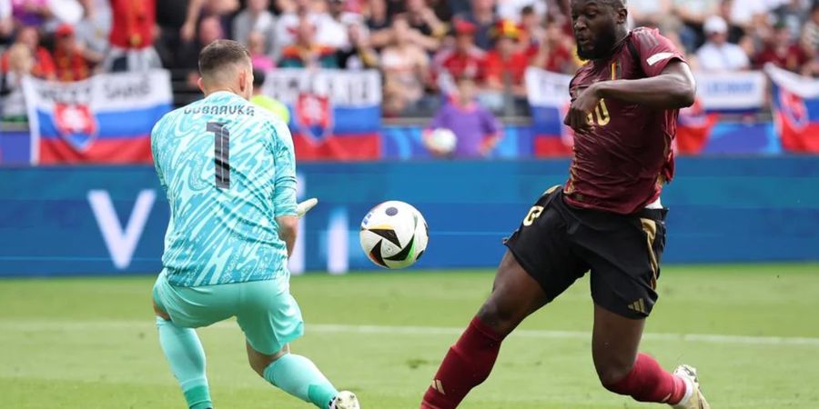 Hasil Euro 2024 - Belgia Apes! Dua Gol Romelu Lukaku Dianulir, The Red Devils Menyerah dari Slowakia