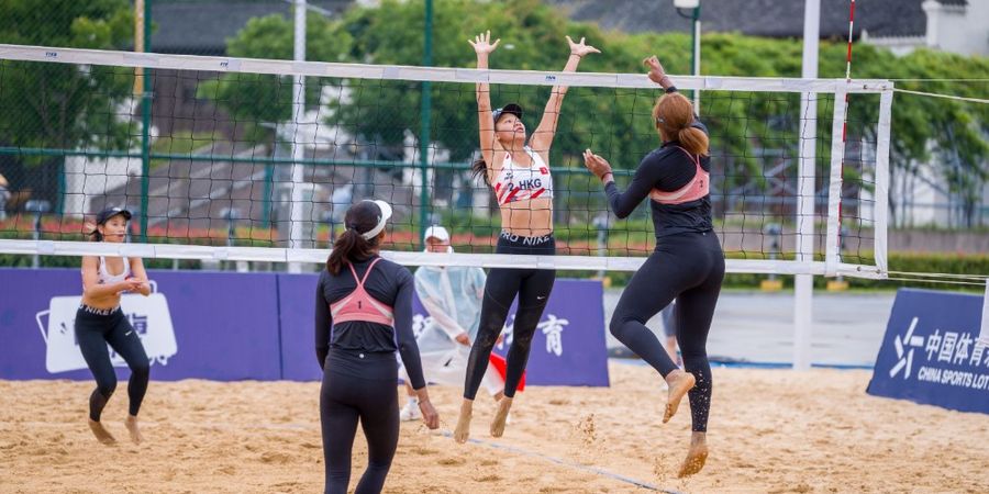 Tim Voli Pantai Putri Indonesia Melenggang ke Putaran Final AVC Beach Volleyball Continental Cup 2024