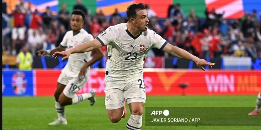 EURO 2024 - Minggir Ronaldo, Messi dari Alpen Lebih Dulu Ukir Sejarah Lewat Gol 20 Meter