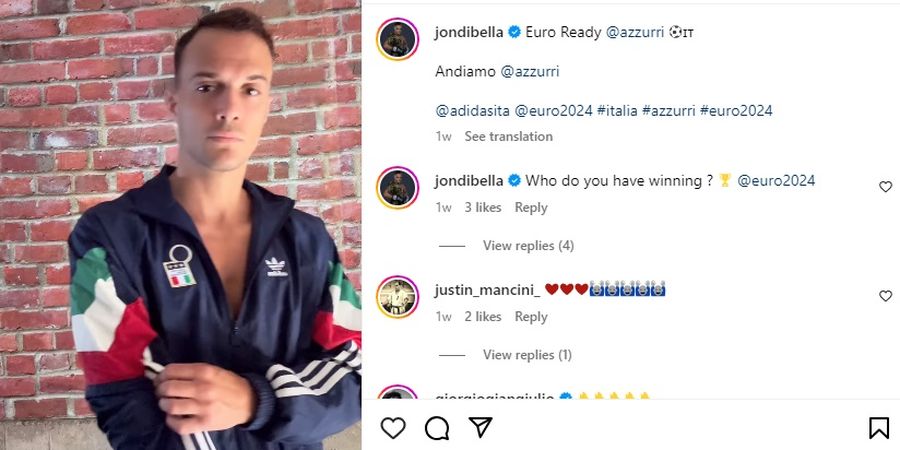 ONE Championship - Mantan Raja Kickboxing Jonathan Di Bella Dukung Timnas Italia di EURO 2024