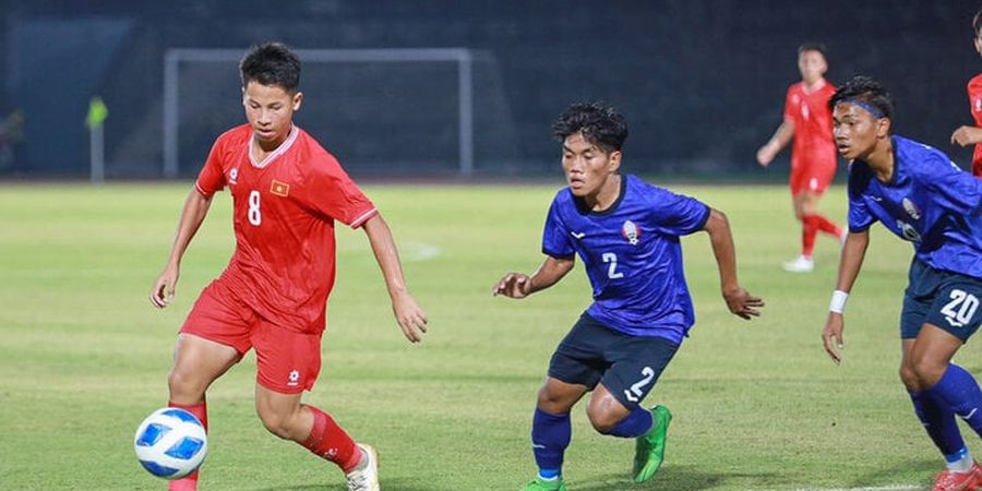 ASEAN Cup U-16 2024 - Pelatih Vietnam Sebut Timnya Beruntung Tak Kalah dari Kamboja