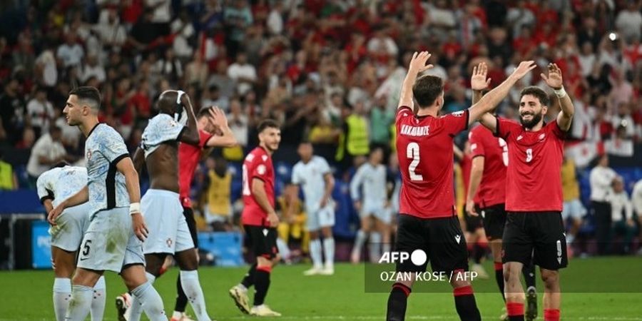 EURO 2024 - Menang di Luar Nalar, Georgia Coreng Rekor Impresif Timnas Portugal dan Roberto Martinez