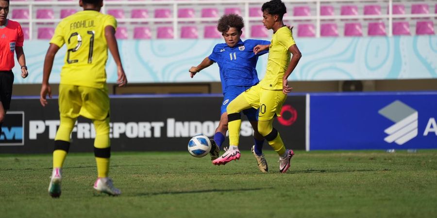 Hasil ASEAN Cup U-16 2024 - Comeback Lawan 10 Pemain Malaysia, Thailand Rebut Tiket ke Semifinal Lewat Jalur Runner-up Terbaik