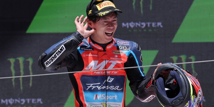 Hasil Moto2 Belanda 2024 - Pembalap Jepang Finis Pertama Saat Calon Rookie Ducati Dapat Long Lap Penalty, Mario Aji Finis di Posisi Ini