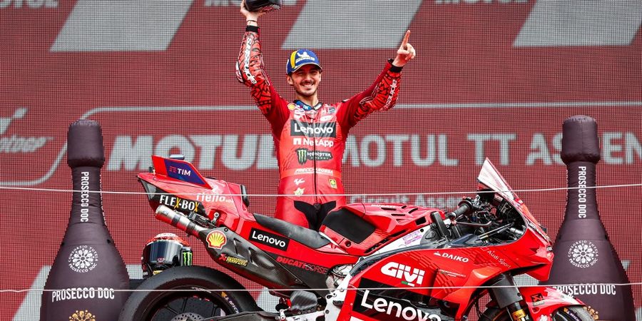 Kebalikan dari Sifat Marc Marquez Bantu Dominasi Francesco Bagnaia di Sirkuit Assen