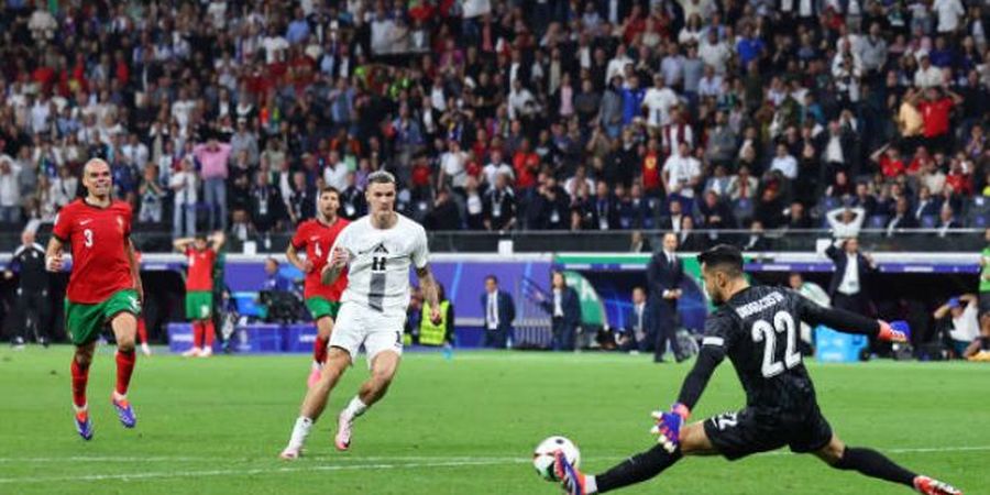 EURO 2024 - Tepis 3 Penalti Slovenia, Kiper Idaman Man United Jadi Pahlawan Timnas Portugal dan Ukir Sejarah Baru di Piala Eropa