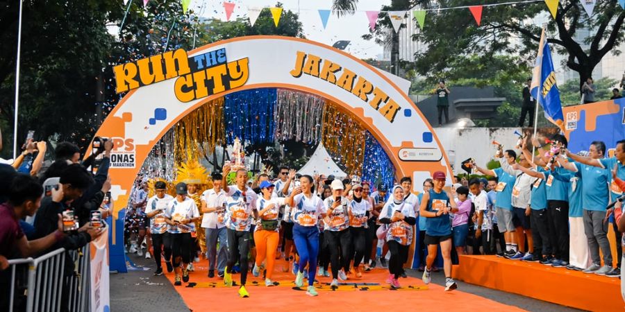 Run the City dalam Rangka LPS Monas Half Marathon, Rekatkan Ikatan Para Pelari