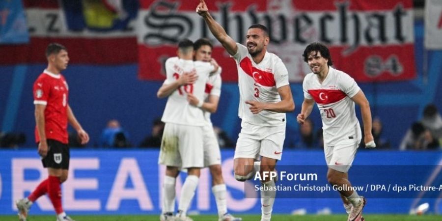 Hasil Euro 2024 - Singkirkan Austria, Turki Tantang Belanda di Babak 8 Besar